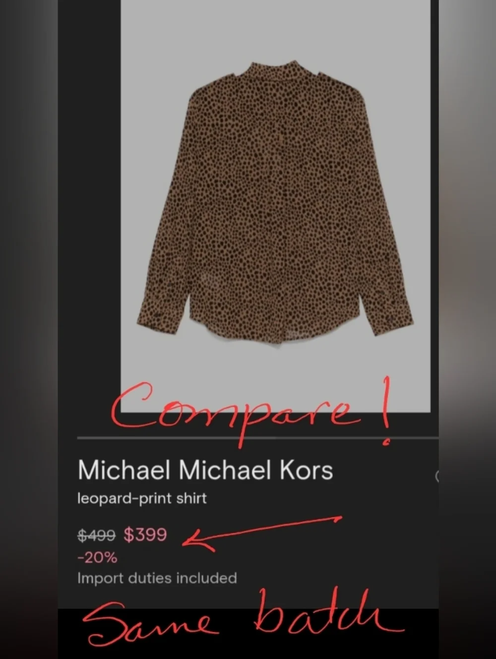❗️ MICHAEL KORS Leopard Print Zip-Front Blouse and LEGGINS COMBO❗️ - Picture 12 of 15